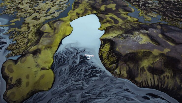 Dani Guindo, İzlanda’nın dünyadaki diğer hava fotoğraflarını ‘Orbital’