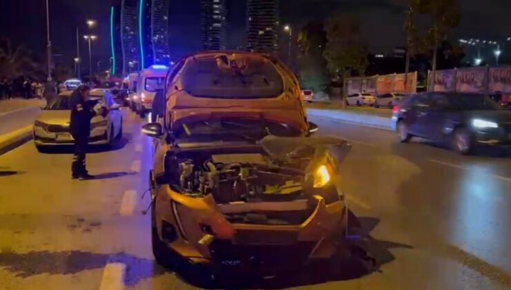 Kartal’da zincirleme trafik kazasında 3 kişi yaralandı