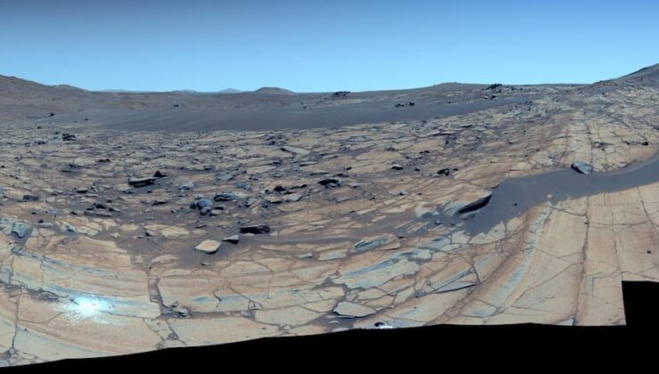 Mars’ta ‘Falbreen’ olarak bilinen bir alan, bazı parlak mavi gökyüzü gördü –