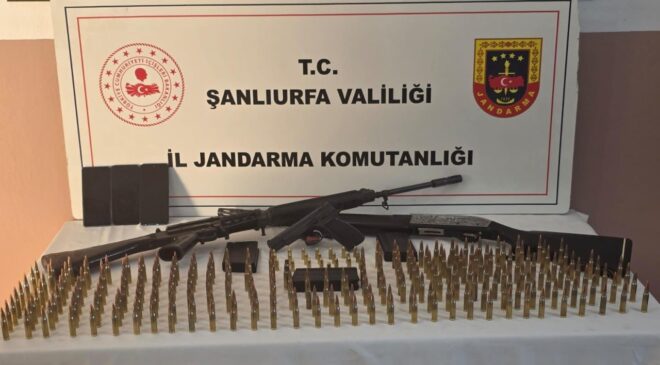 Şanlıurfa’da ruhsatsız silah operasyonu