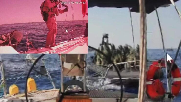 Filodaki son gemi ‘Marinette’ İsrail baskınına uğradı! İşte son görüntüler… | Video