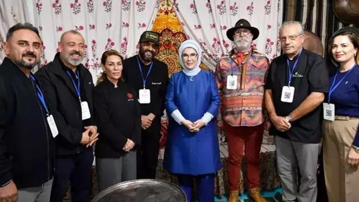 Cumhurbaşkanı Erdoğan'ın eşi Emine Erdoğan, 5. Rize Gastronomi Günleri'ne katıldı