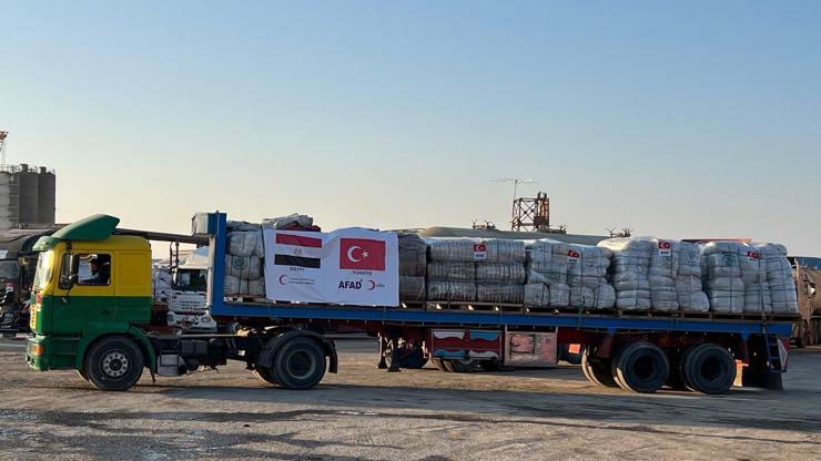 AFAD’dan Gazze’ye 20 TIR yardım – CNN Türk Haberler Son Dakika