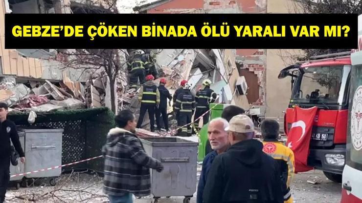 GEBZE’DE BİNA NEDEN ÇÖKTÜ? Ölü Yaralı Sayısı Ne? Gebze Bina Çöktü Olayı Son Durum Ne?
