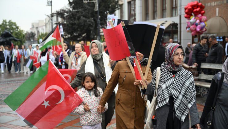 81 ilde 'Gazze İçin Sessiz Çığlık' etkinliği düzenlendi