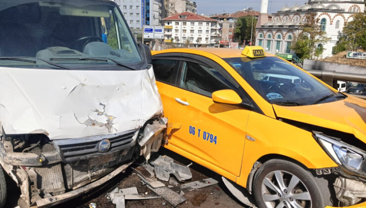 Ankara’da zincirleme kaza: 6 yaralı