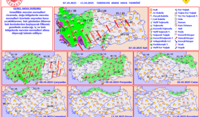Meteoroloji uyardı: Serin ve yağışlı hava etkili olacak