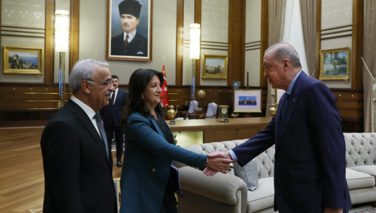 Cumhurbaşkanı Erdoğan DEM Parti heyetini kabul etti