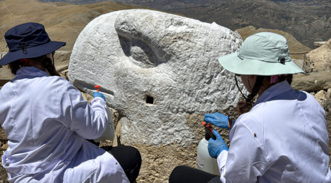 Nemrut Dağı’ndaki simge eserler nano kireçle korunacak