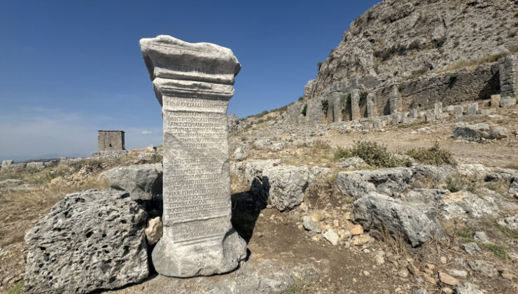 Antalya'da Romalı kadın hayırsever Menodoranın mezarı tespit edildi