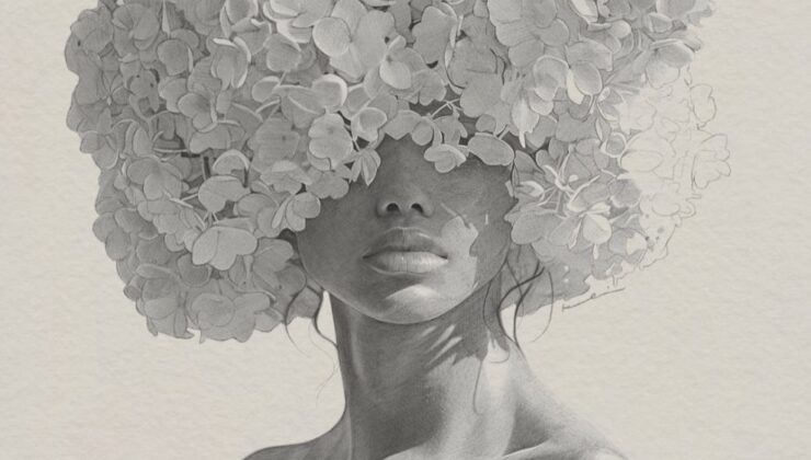 Kei Meguro’nun Harika Karakalem Portreleri Siyah Beyaz Fotoğraflara benziyor