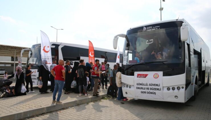 9 ayda 509 bin Suriyeli ülkesine döndü