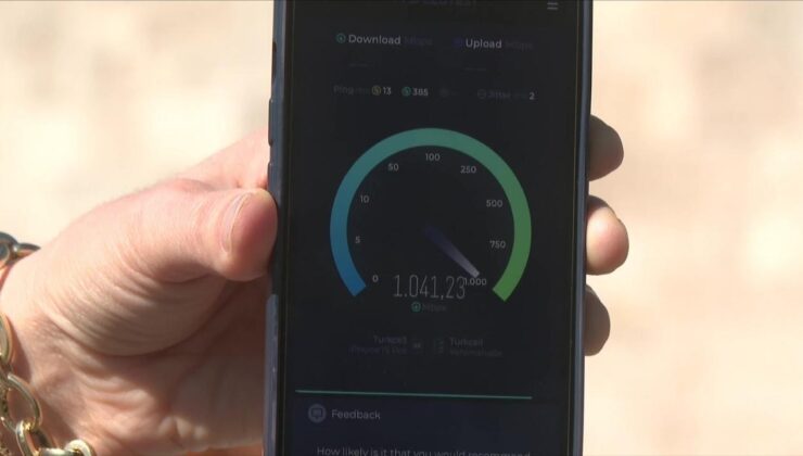 5G'nin TBMM testlerindeki hızı 1500 megabite kadar ulaşıyor