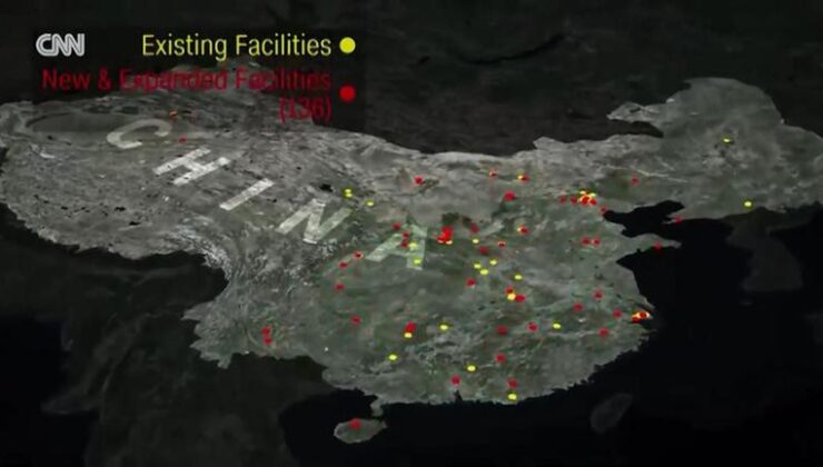 CNN International uydu görüntülerini yayınladı: Çinin füze tesislerinde devasa büyüme | Video