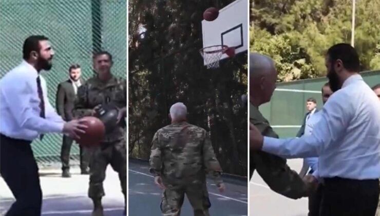 Suriye Cumhurbaşkanı Şara, ABD’li komutanlarla basketbol oynadı – Son Dakika Dünya Haberleri CNN Türk | Video