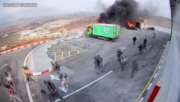Batı Şeria’da işgalci yerleşimci şiddeti durmuyor | Kamyonları ve gıda depolarını yaktılar | Video