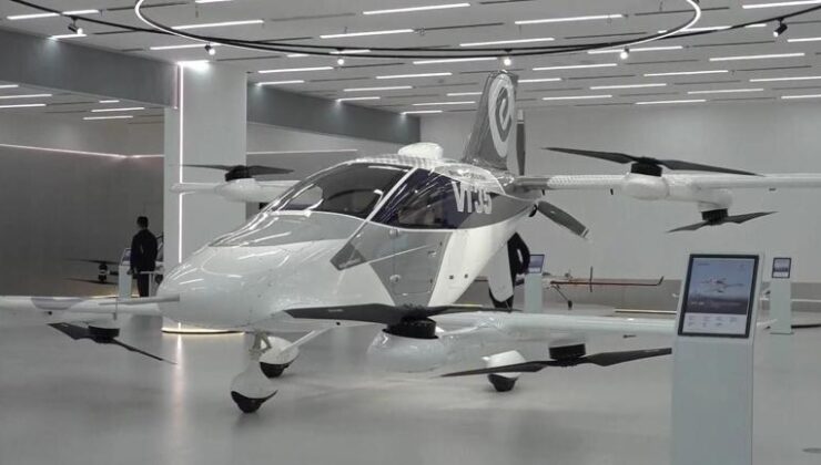 Çinde uçan taksiler yola çıkıyor | Video