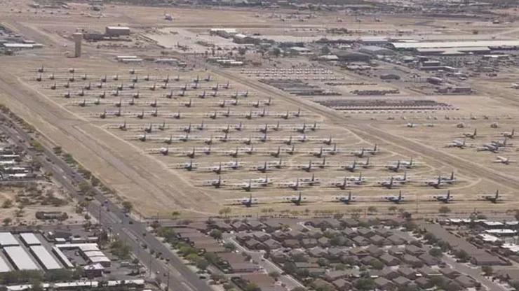 4.500 uçak, 40 uzay aracıÇölün ortasında 35 milyar dolarlık sır: Tucson Çölü’ndeki dev filo ne saklıyor? – Dünyadan Haberler CNN Türk