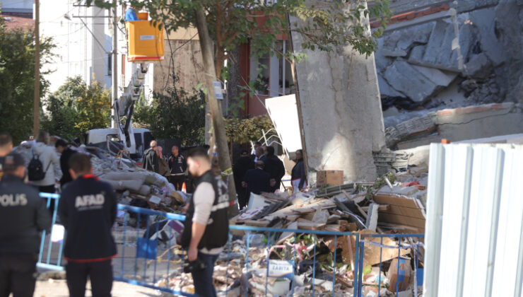 Gebzede çöken binada bilirkişi incelemesi başladı