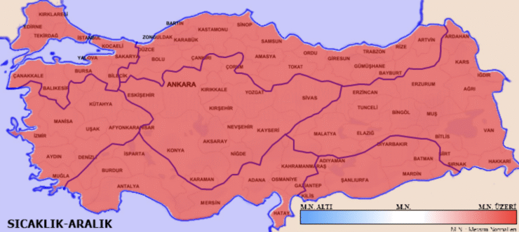 Aralık ayında hava nasıl olacak?