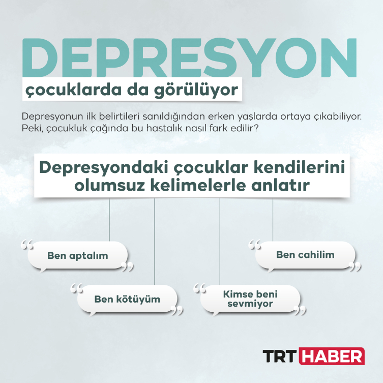 Depresyon çocukluk çağında da ortaya çıkabiliyor