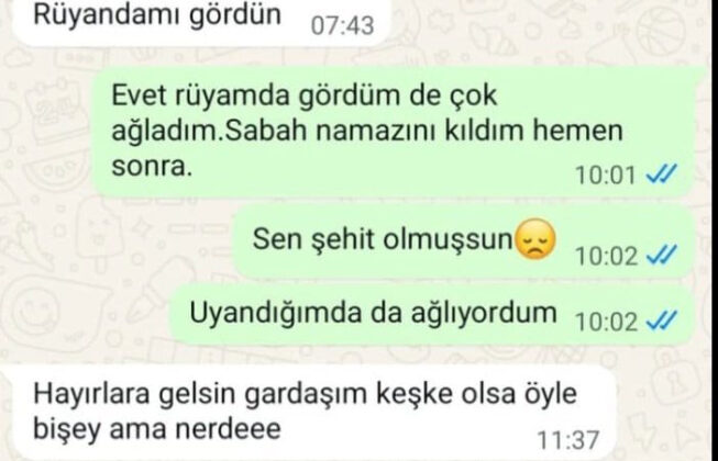 Şehit astsubayın kız kardeşi, ağabeyinin şehit olacağını rüyasında görmüş
