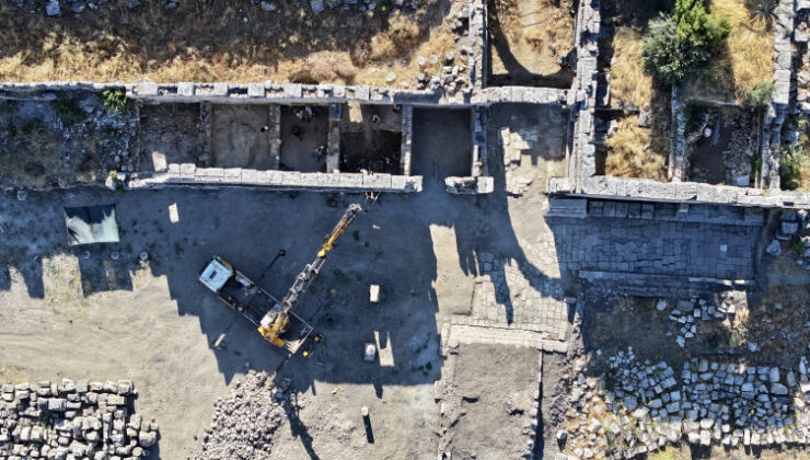 Tlos Antik Kenti’nde stadyum ile çevresindeki dükkanlar restore ediliyor