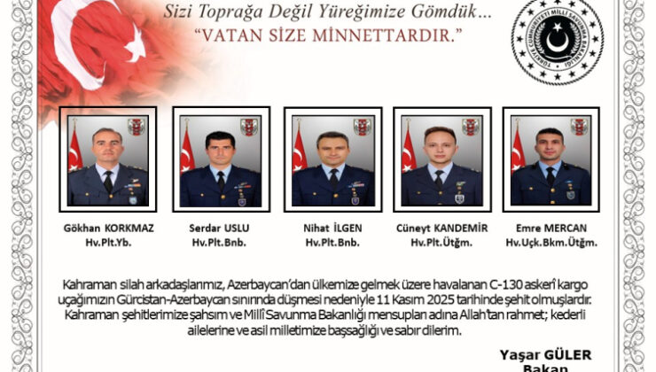 Düşen askeri kargo uçağında 20 askerimiz şehit oldu
