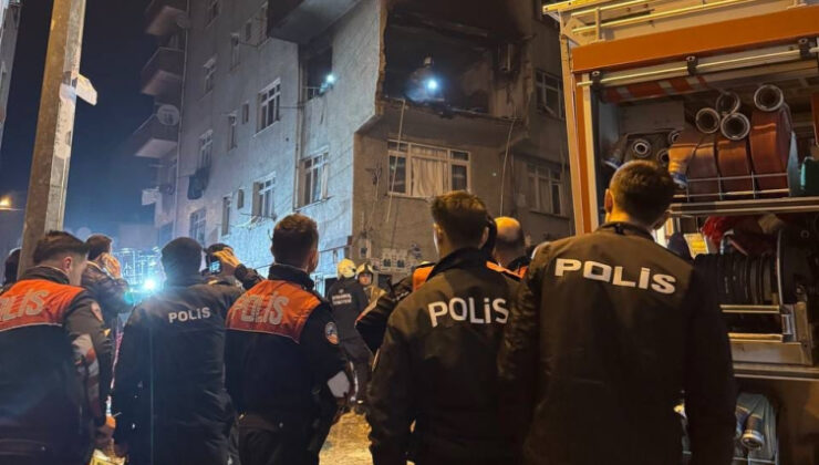 Kağıthane'de bir binada patlama yaşandı