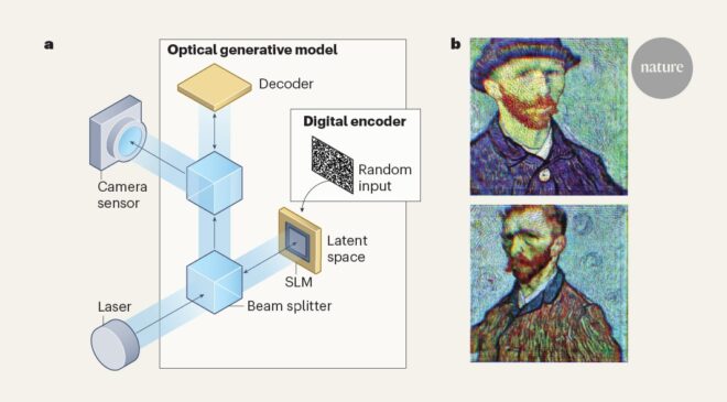 Makine öğrenimi modeli ışığı kullanarak görüntüler üretiyor