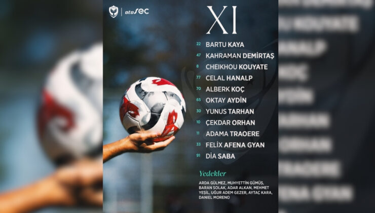 Amedspor kupa için sahada: İşte Silifke maçının 11’i