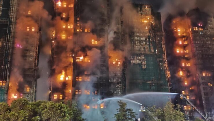 Hong Kong'da büyük yangın: 44 kişi öldü, 29 kişi yaralandı