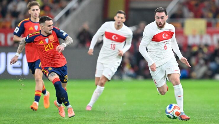 A Milli Futbol Takımımız, İspanya'dan puanla döndü