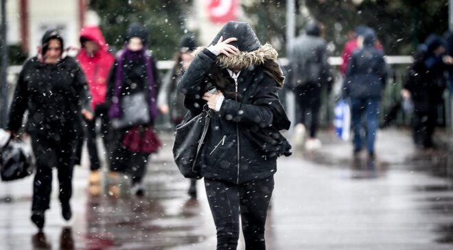 29 il için yoğun kar ve fırtına uyarısı