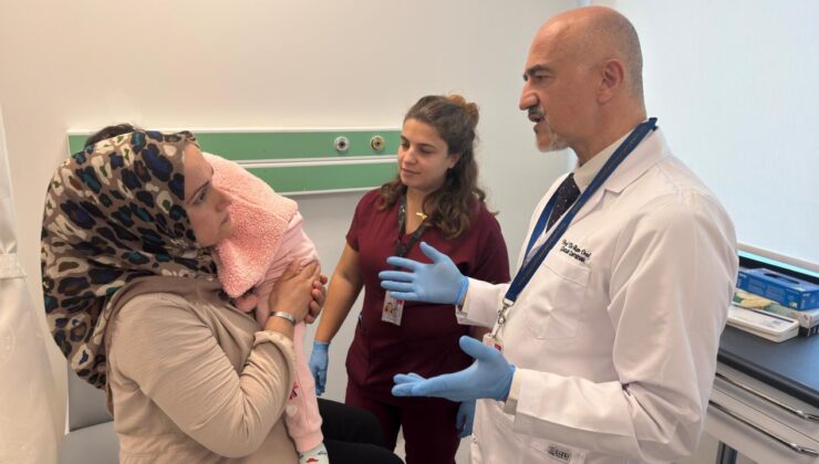 Yangında vücudu yanan Meryem bebek hassas tedaviyle iyileşti