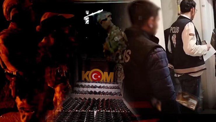 41 ilde silah ve mühimmat kaçakçılarına operasyon: 135 gözaltı