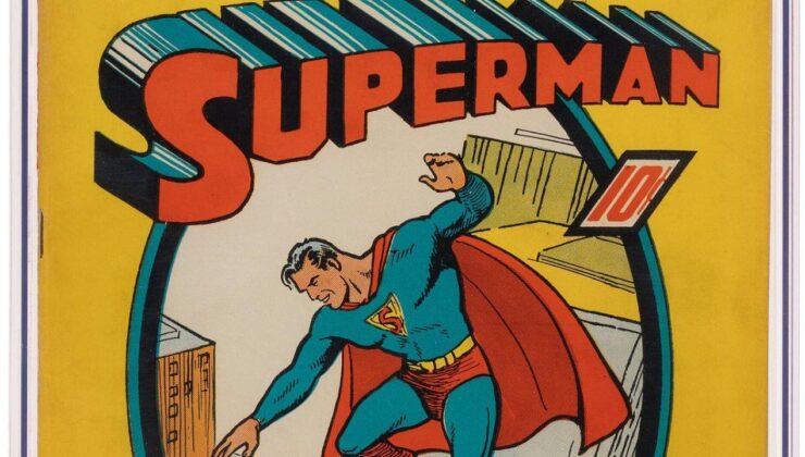 ABD’de 1939 yılına ait orijinal “Superman” çizgi romanı, açık artırmada 9,12 milyon dolara satıldı