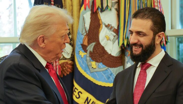 ABD Başkanı Trump ile Suriye Cumhurbaşkanı Şara görüştü