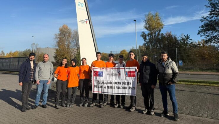 TUSAŞ Erasmus projesiyle lise öğrencileri Almanya'da staj yapıyor