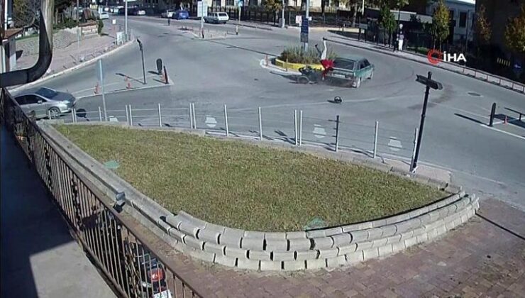 Bir garip motosiklet kazası: Araçla takla attı, ayakkabılarını giyip gitti – CNN TÜRK Haberler | Video