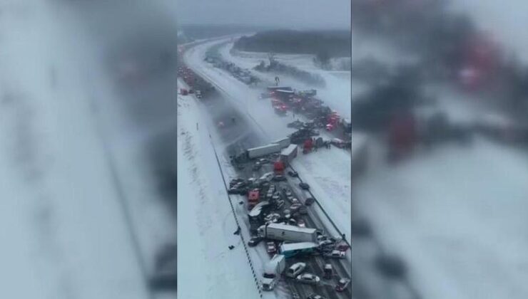 Şükran Günü dönüşü felaketi: 50 araç birbirine girdi! – Son Dakika Dünya Haberleri CNN Türk | Video