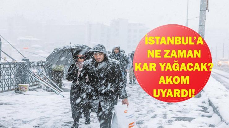 İSTANBUL’A NE ZAMAN KAR YAĞACAK? AKOM Uyardı! İşte Meteoroloji’ye Göre İstanbul Kar Yağışı Tarihi!