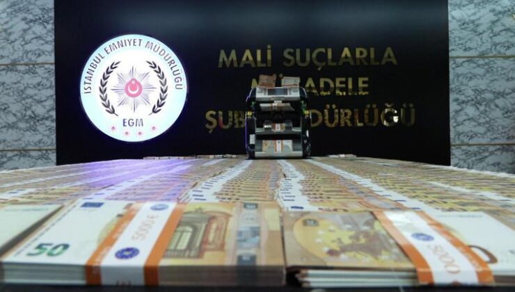 İstanbulda sahte para operasyonu: Destelerce euro ele geçirildi | Video