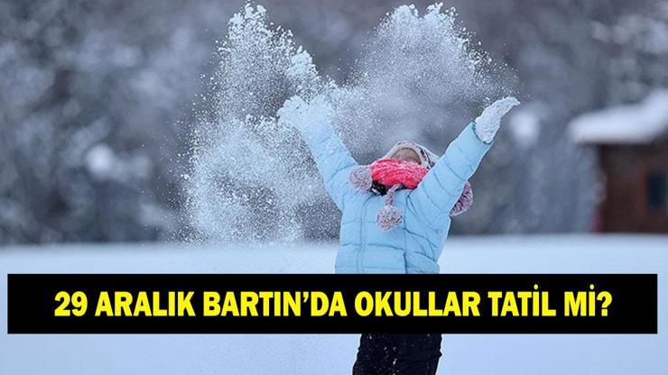 BARTIN’DA OKULLAR TATİL Mİ? 29 Aralık Bartın’da okullar var mı yok mu? Valilik açıkladı!