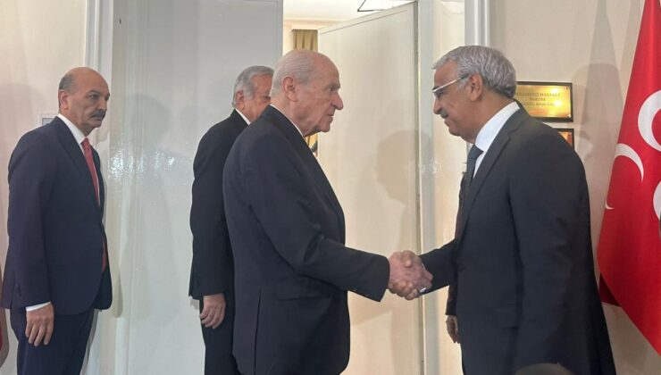DEM Parti heyetinden Devlet Bahçeli'ye ziyaret