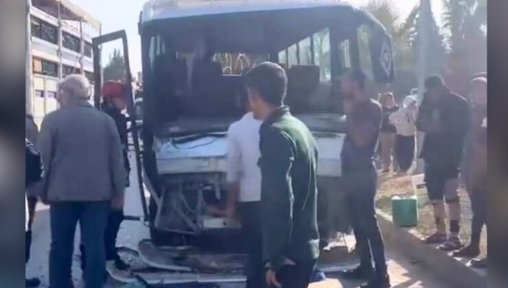 Adana’da işçi servisi kazası: 4 yaralı