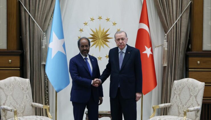 Cumhurbaşkanı Erdoğan, Somali Cumhurbaşkanı Mahmud'u kabul etti