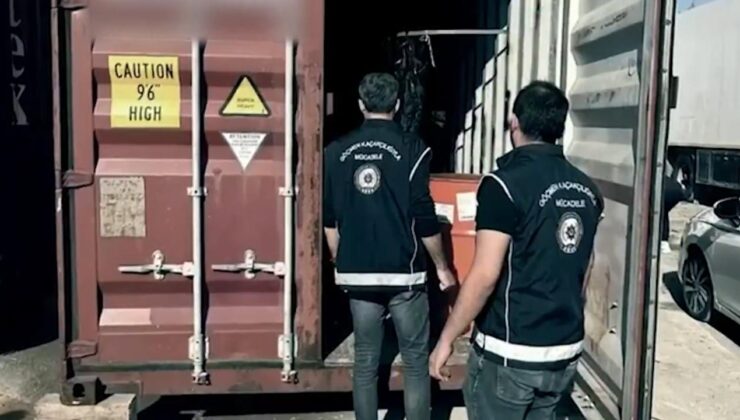 Mersin Limanı’nda göçmen kaçakçılığı operasyonu: 13 gözaltı