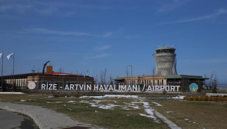 Rize-Artvin Havalimanı’nı kasımda 99 bin 528 yolcu kullandı