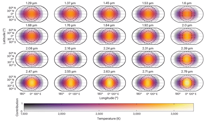 Güneş Sistemi Dışındaki Gezegenin İlk 3D Haritası Uzaktaki Dünyanın Sıcak Noktasını ve Soğuk Halkasını Ortaya Çıkarıyor